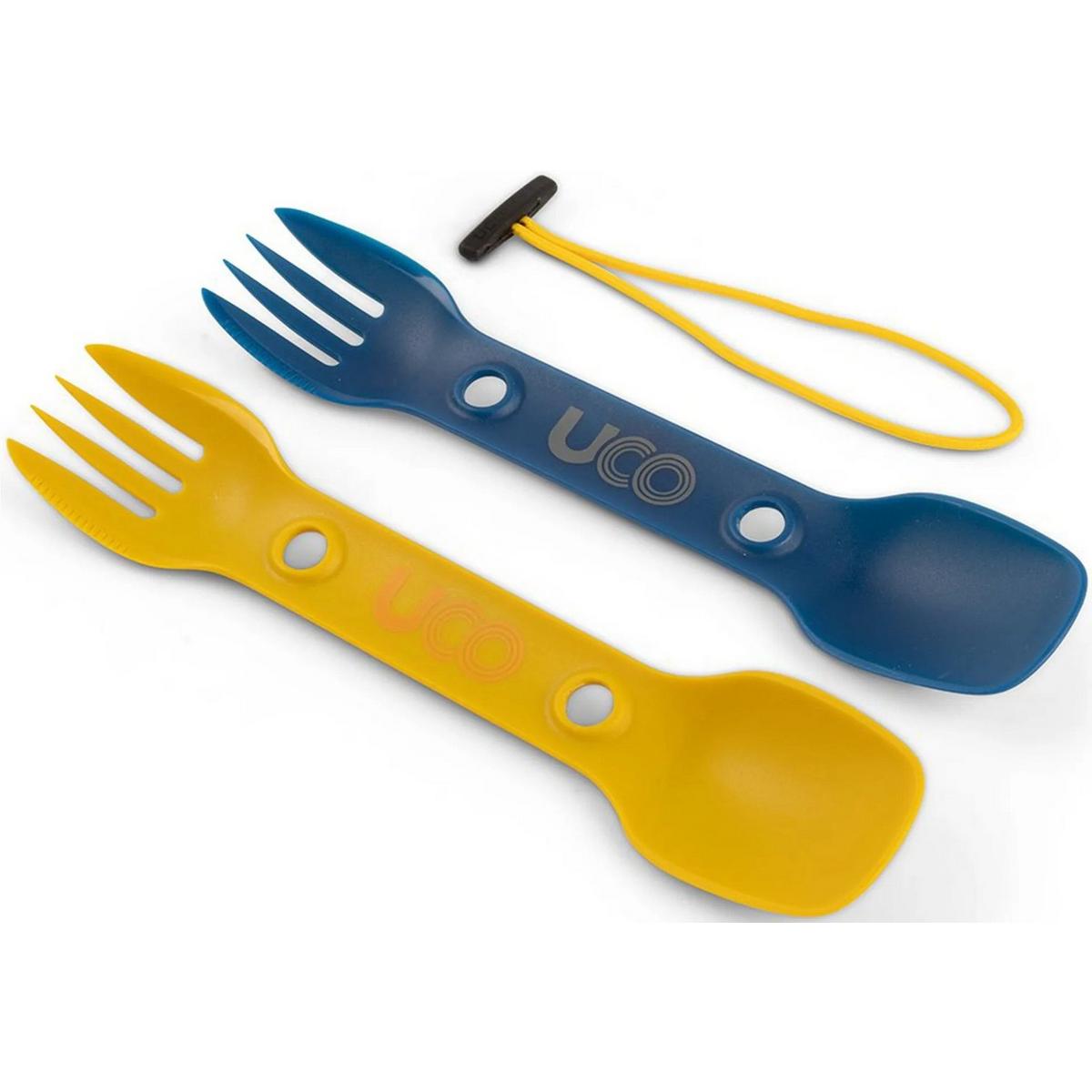 Uco Eco Utility Spork 2pk - Blue/Yellow