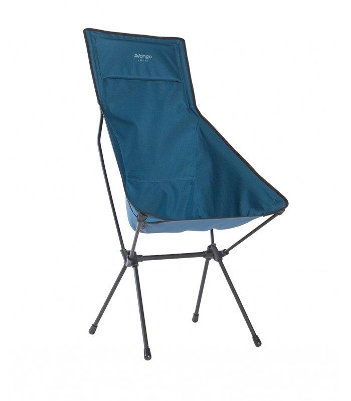 Vango Unisex Blue Micro Tall Chair - Camping Accessories Steel Small