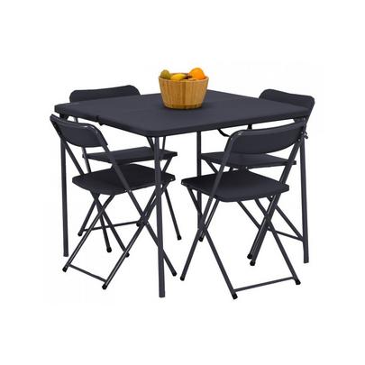 Vango Dornoch Table And Chair Set - Black