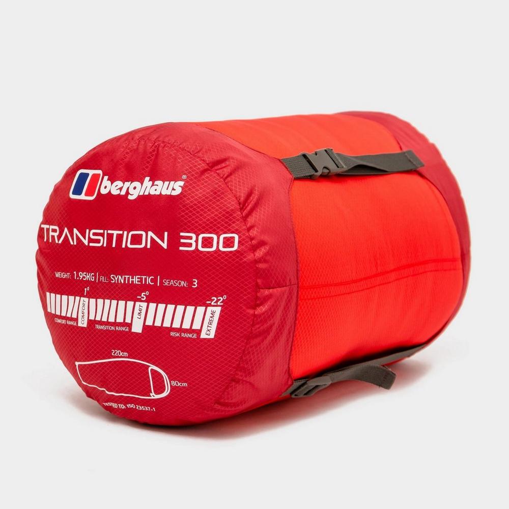 Berghaus Transition 300 Sleeping Bag - Red