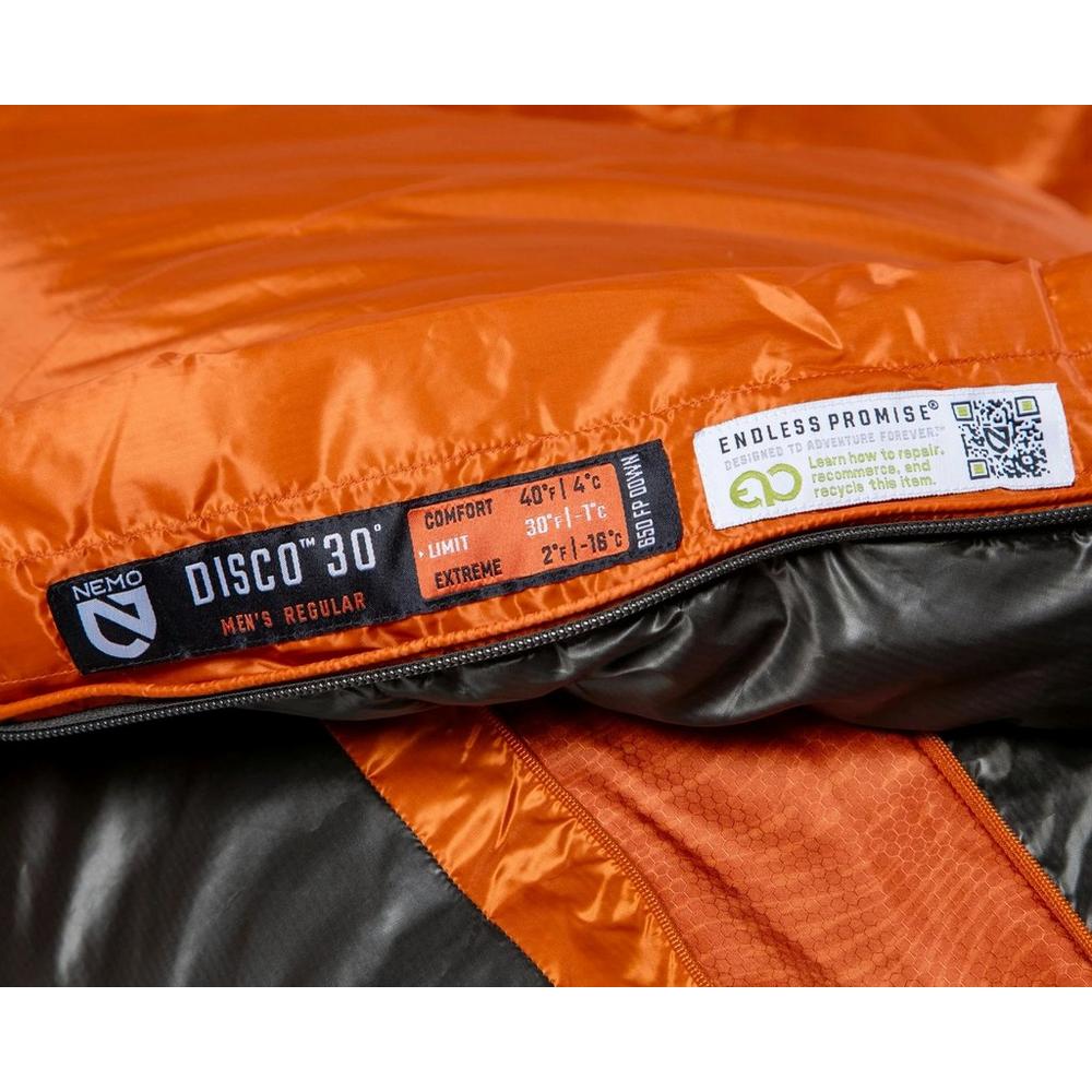 Nemo Disco 30 Reg 2025 Sleeping Bag - Orange