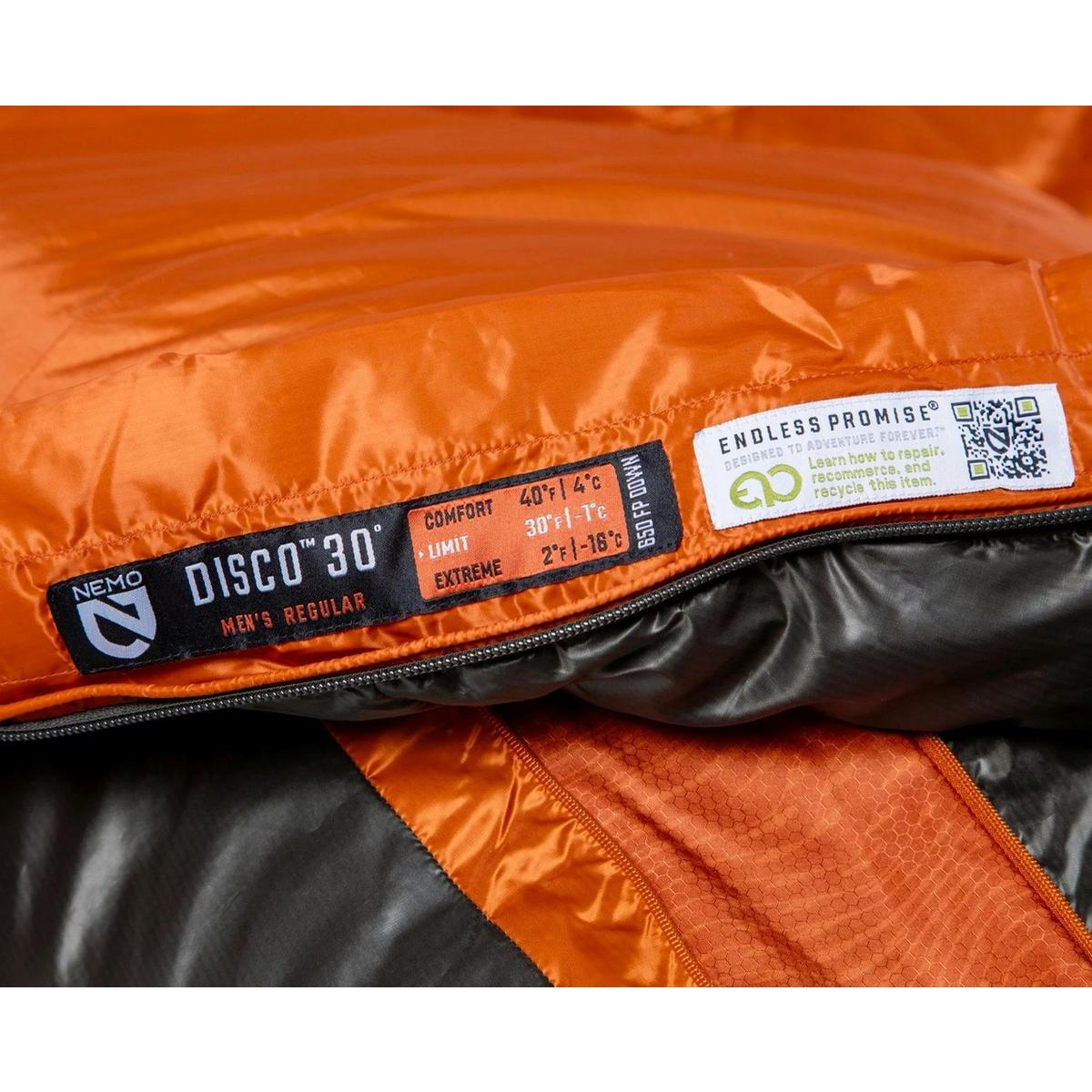 Nemo Disco 30 Reg 2025 Sleeping Bag - Orange
