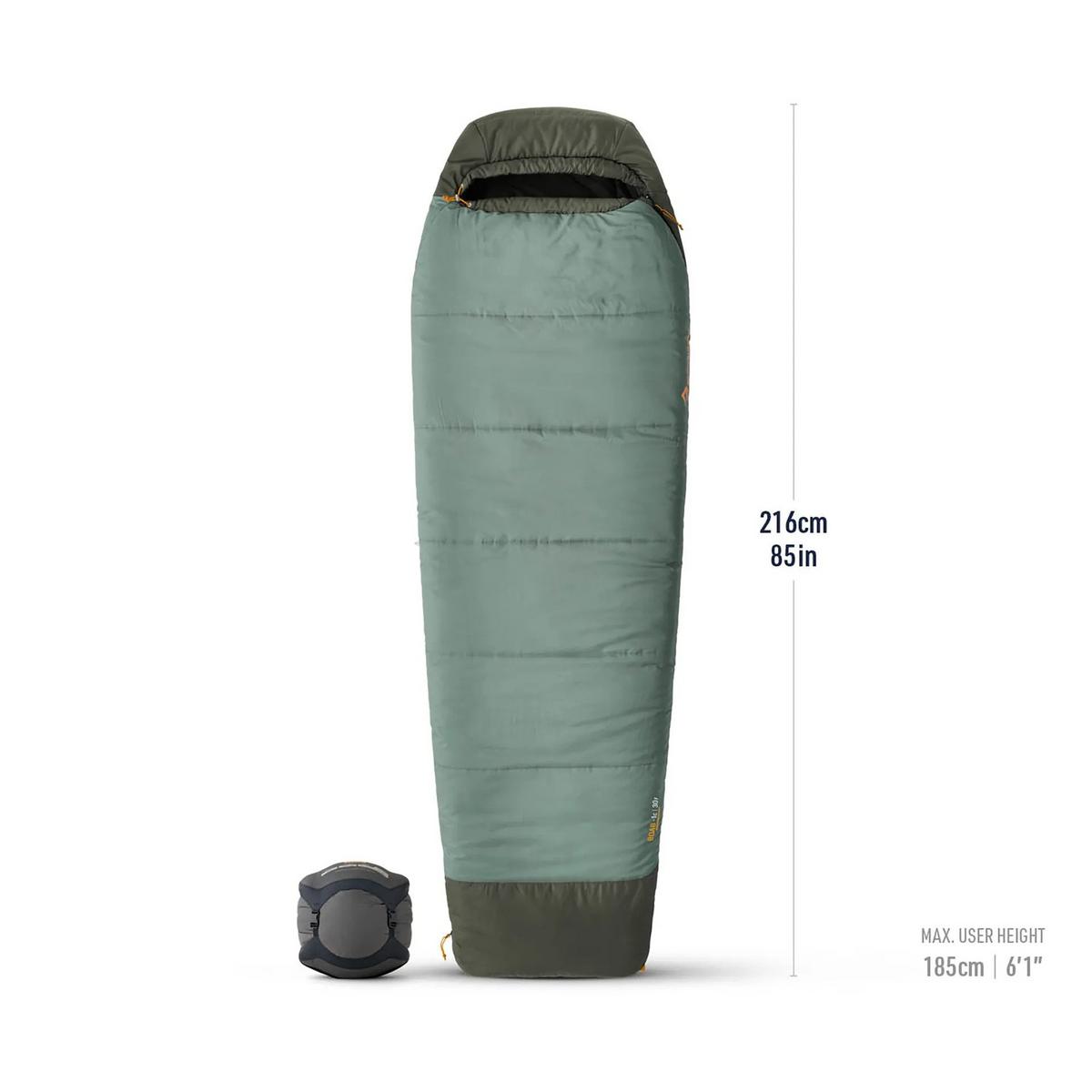 Sea To Summit Boab Synthetic -1C Sleeping Bag - Green