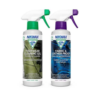 Nikwax Footwear Cleaning and Proofing Pack - 2x 300ml