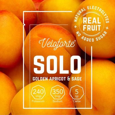 Veloforte Solo Electrolyte Powder - Single - Golden Apricot & Sage