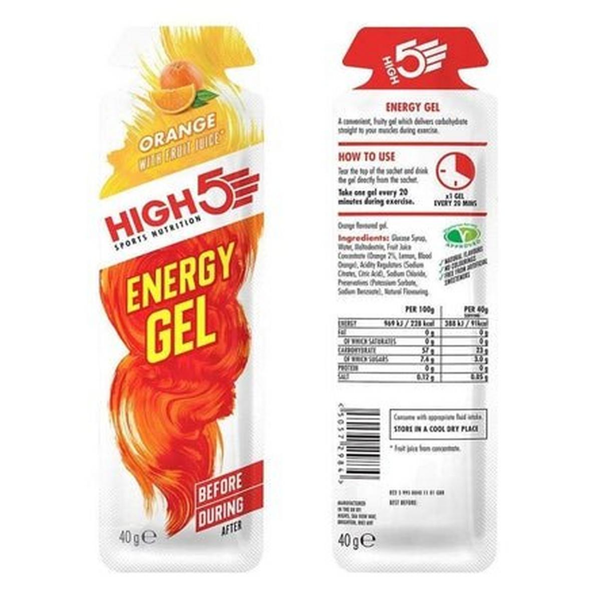 High Five Energy Gel - Orange