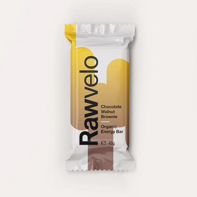 Rawvelo Chocolate Walnut Brownie Organic Energy Bar
