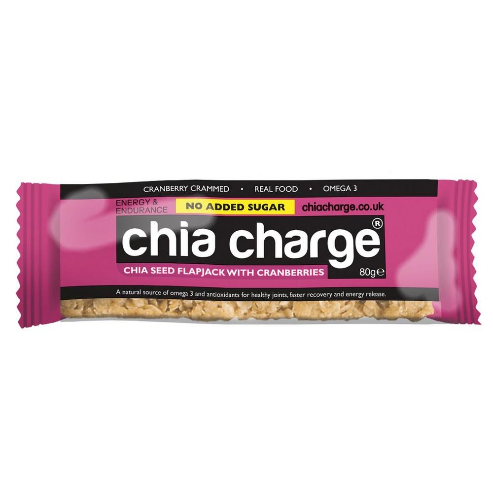 Chia Charge Chia Seed Flapjack with Cranberries