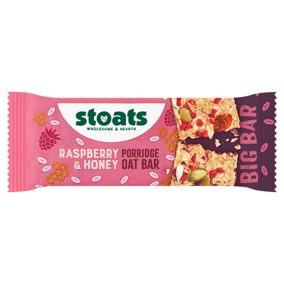 Stoats Raspberry Honey 85g Porridge Bar