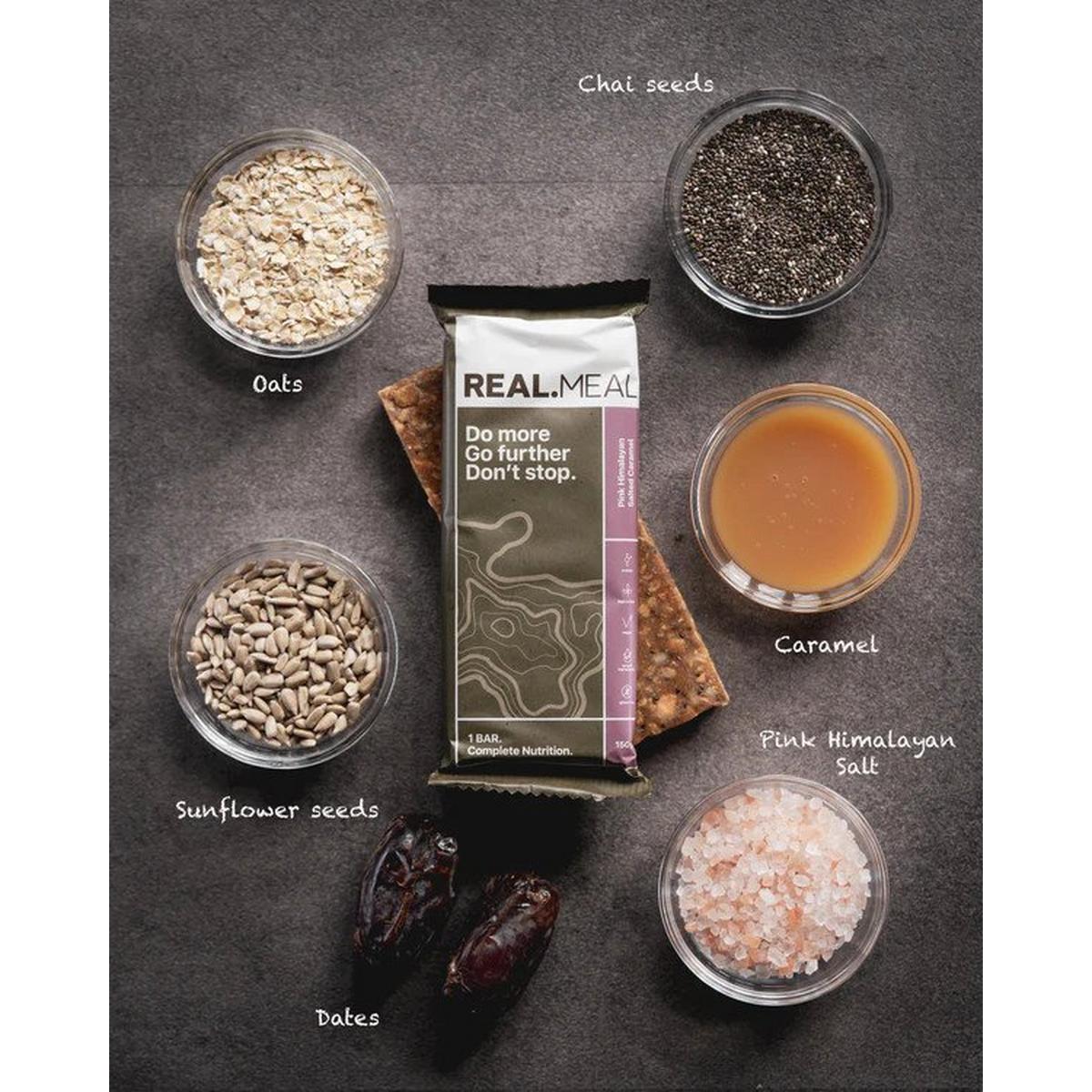 Real Meal Himalayan Salted Caramel Meal Replacement Bar