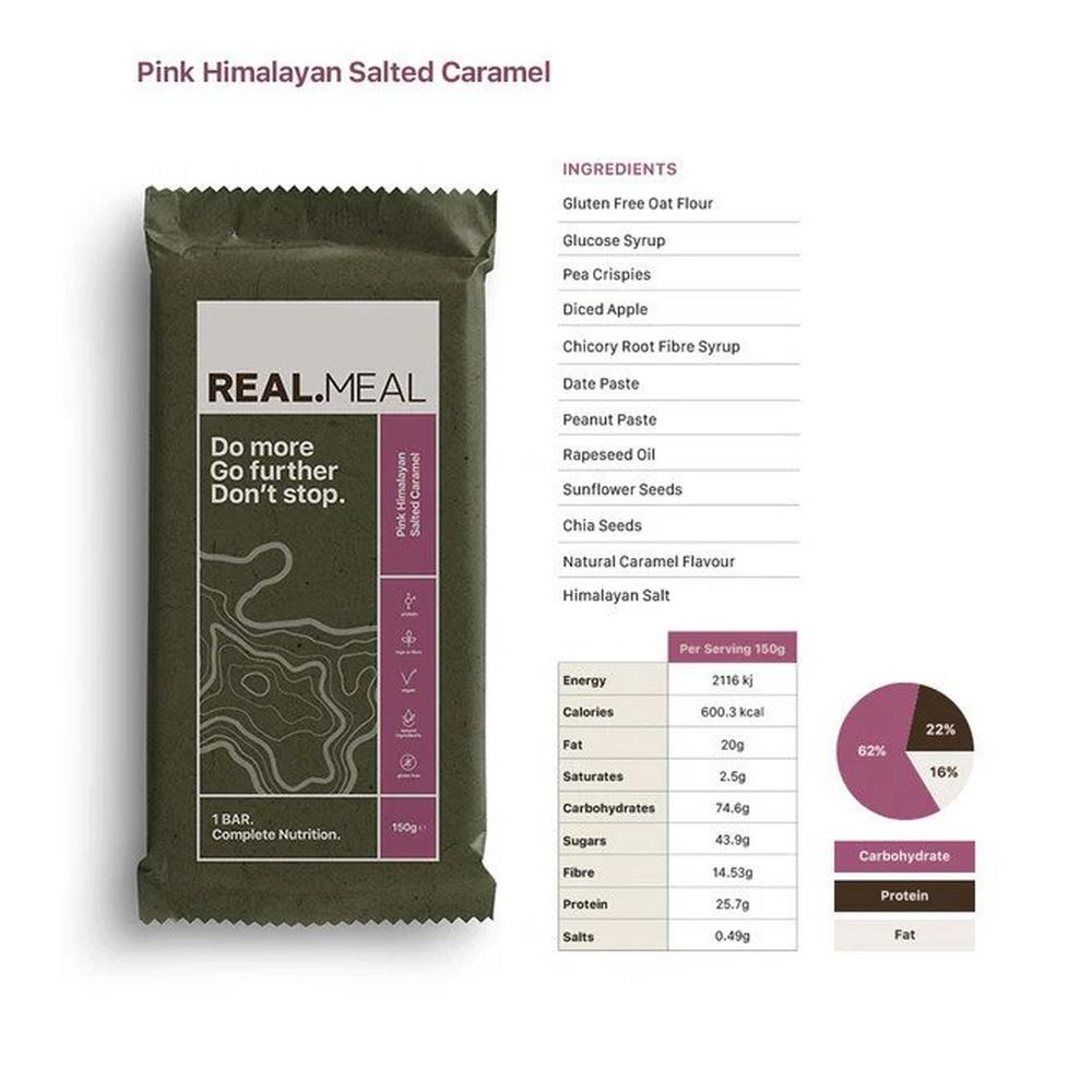 Real Meal Himalayan Salted Caramel Meal Replacement Bar