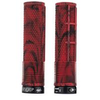  Deathgrip Soft Thick MTB Grips - Marble Red