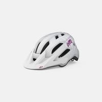  Kid's Fixture II Youth Helmet - Mat White / Pink Ripple