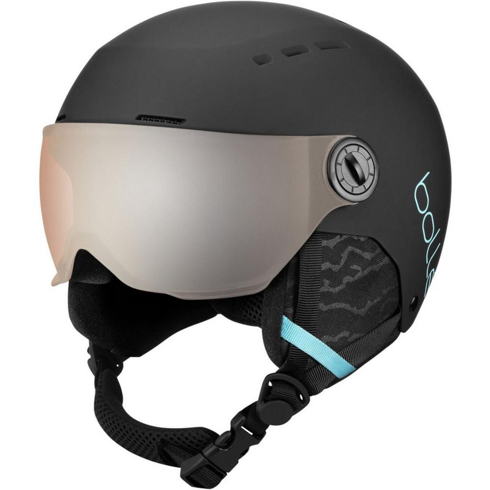 Bolle Kid's Quiz Visor Helmet - Black Blue Matte