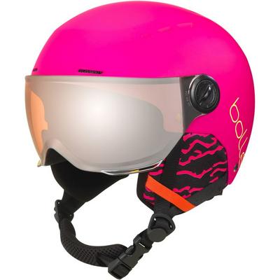 Bolle Kid's Quiz Visor Helmet - Matte Hot Pink