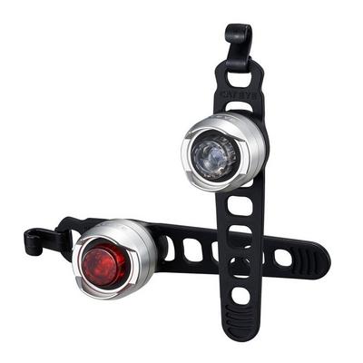 Cateye Orb Front and Rear Bike Light Set