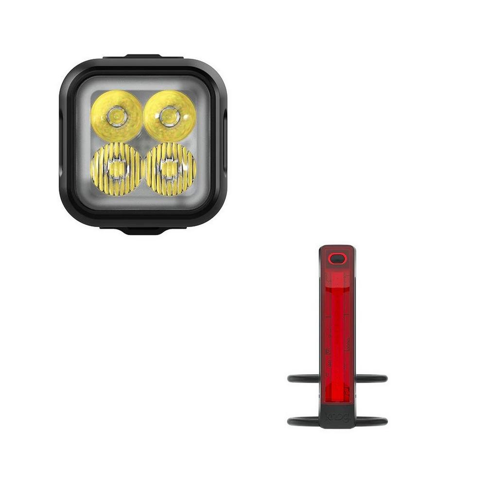 Knog Blinder 600 & Plus Rear Bike Light Set - Black