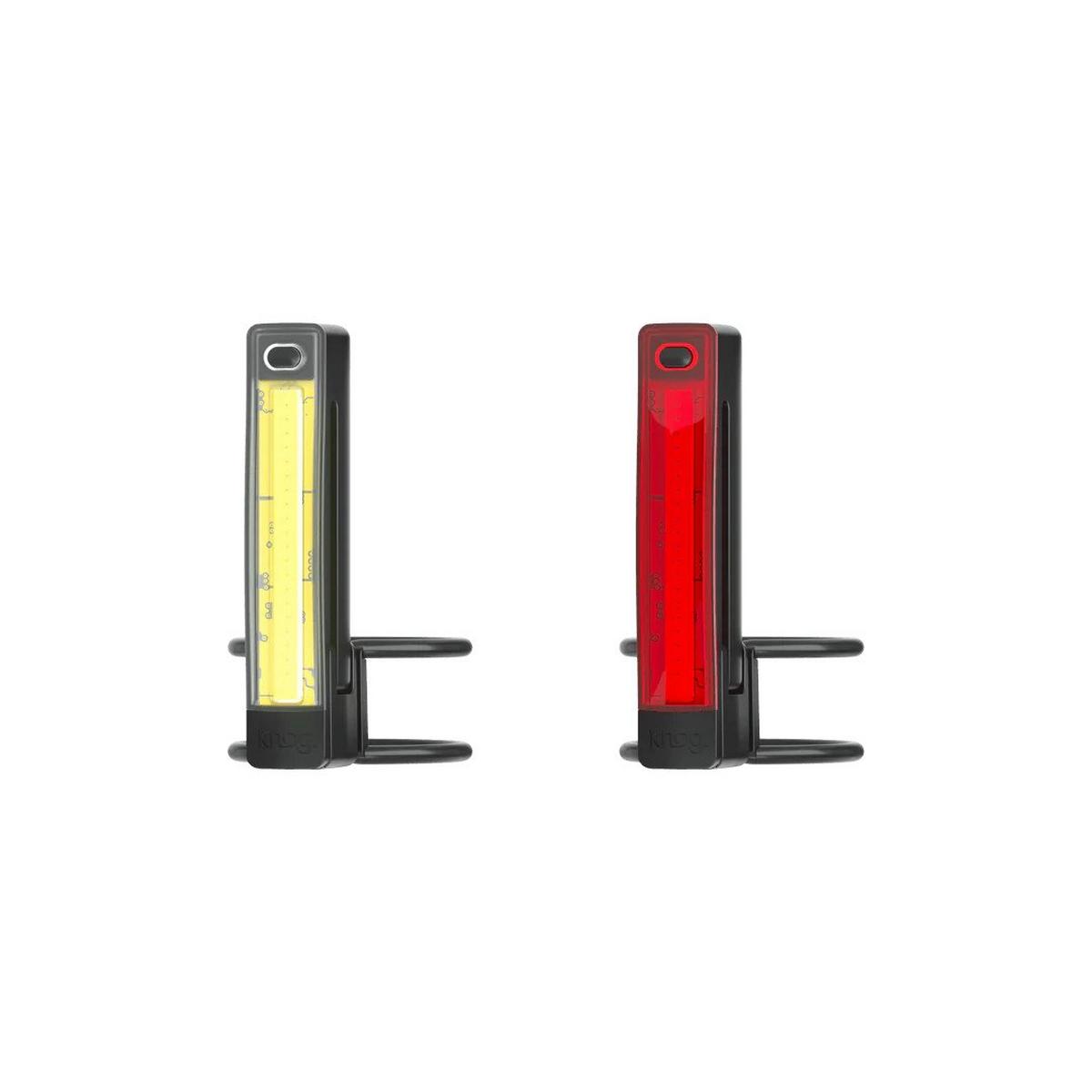 Knog Plus Bike Light Twinpack - Black
