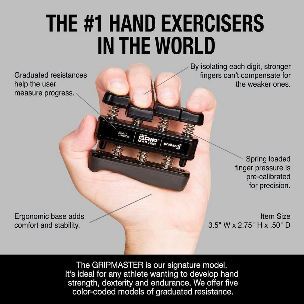 Gripmaster Hand Exerciser Heavy Tension