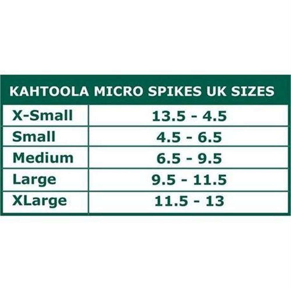 Kahtoola MICROspikes including Tote Sack Red