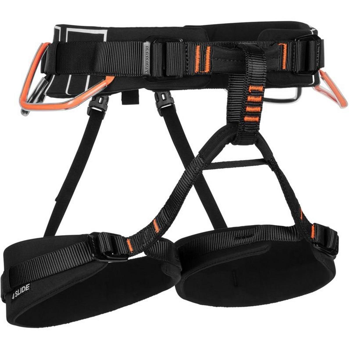 Mammut 4 Slide Harness - Black / Orange