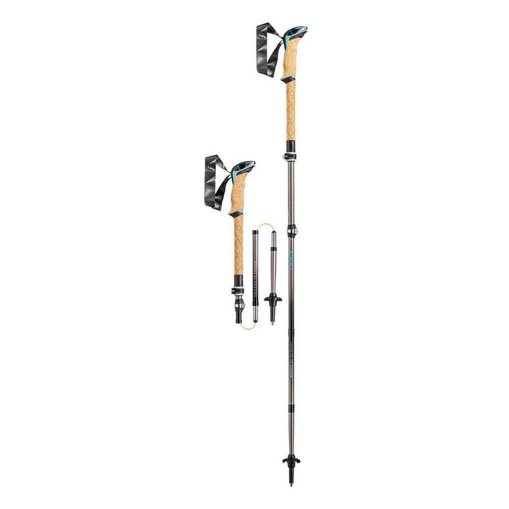 Leki Women's Cressida FX Carbon 100-120CM Walking Poles - Black