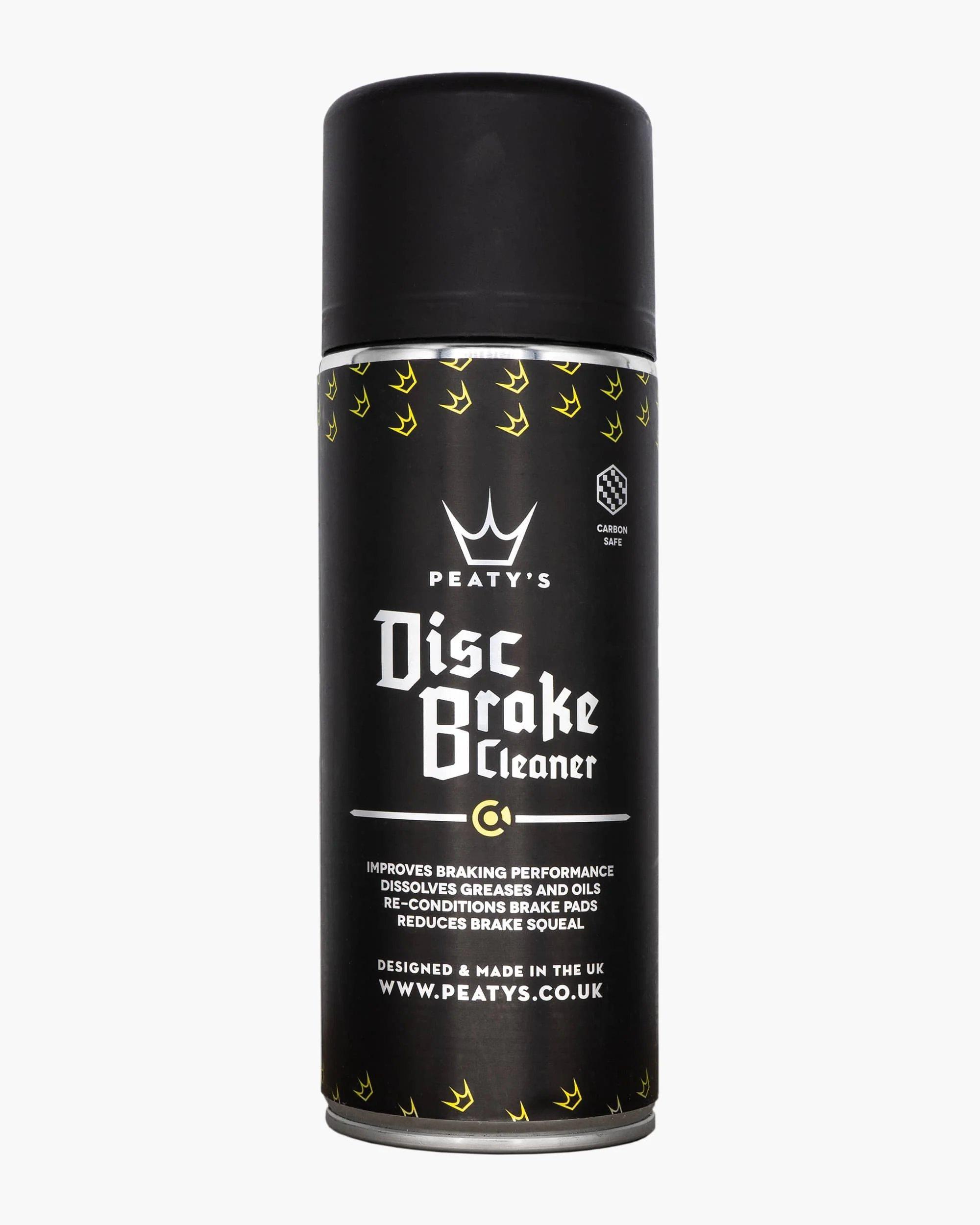 Peatys Unisex Black Disc Brake Cleaner (400Ml) Small