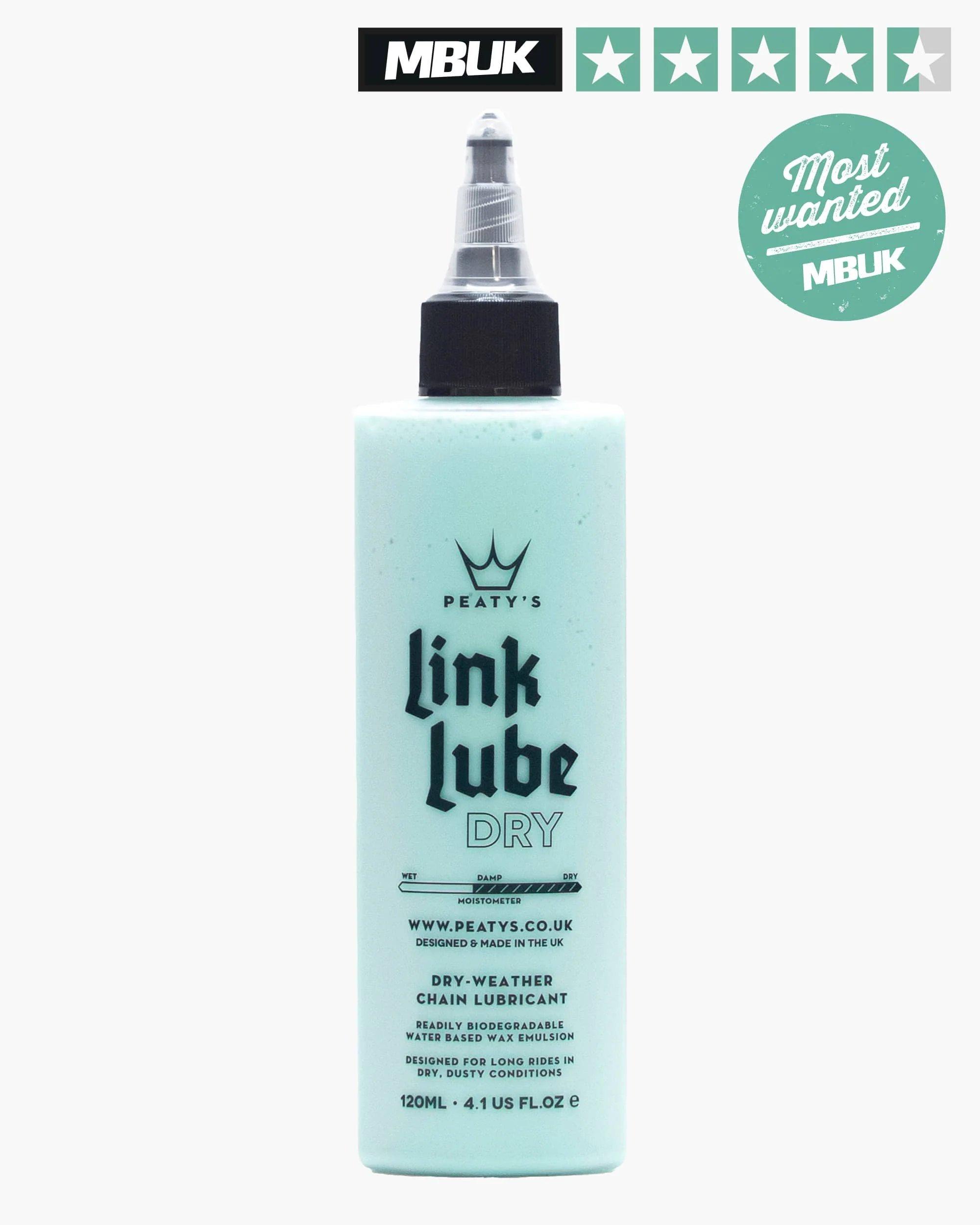 Peatys Unisex Black Linklube Dry Weather (120Ml) Wax Small