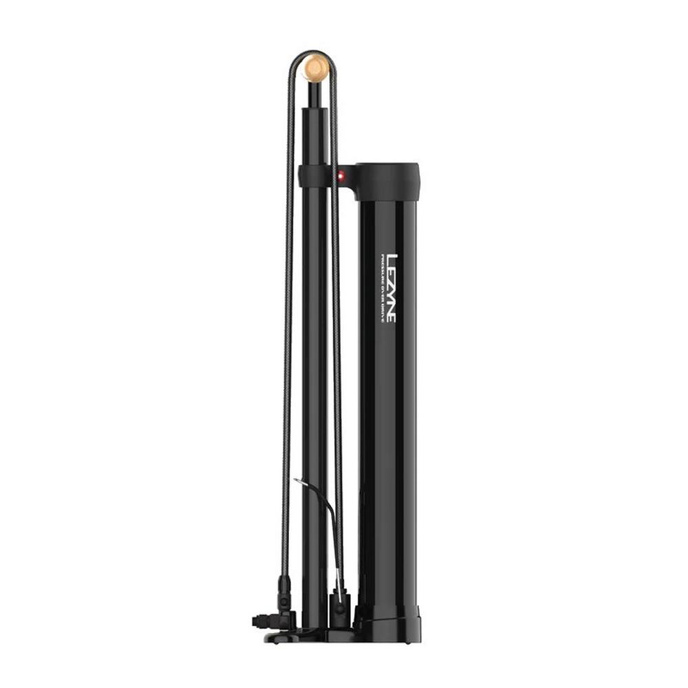 Lezyne Pressure Overdrive Tubeless Tyre Pump - Black