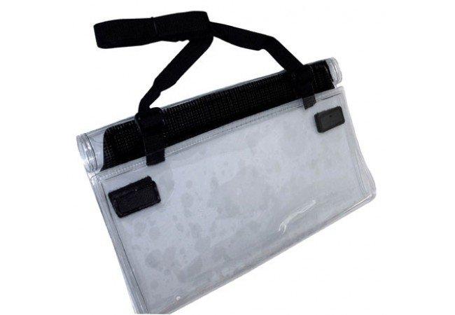 Trekmates Black Dry Map Case - Clear Small
