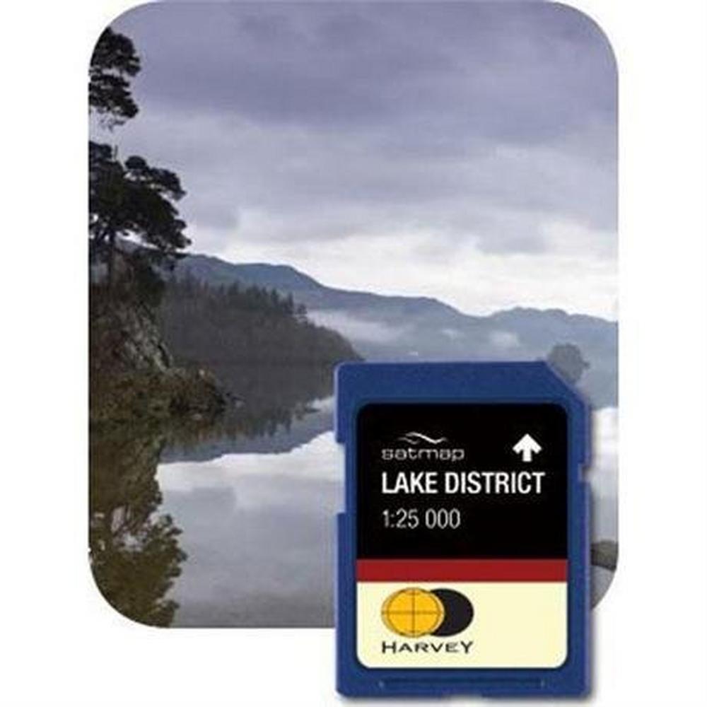 Satmap GPS Spare/Accessory: Mapping Harvey Lake District 1:25,000