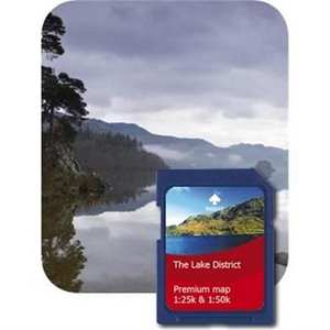 GPS Spare/Accessory: Lake District 1:25000 Premium Map
