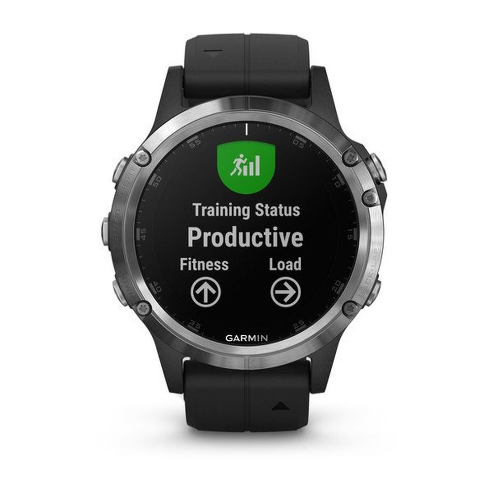 Garmin fenix 5 silver with black band new arrivals