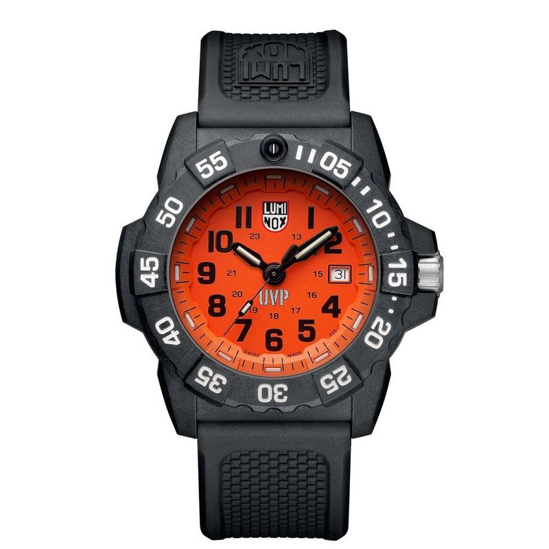 Luminox Scott Cassell 3509 Watch Black/Orange