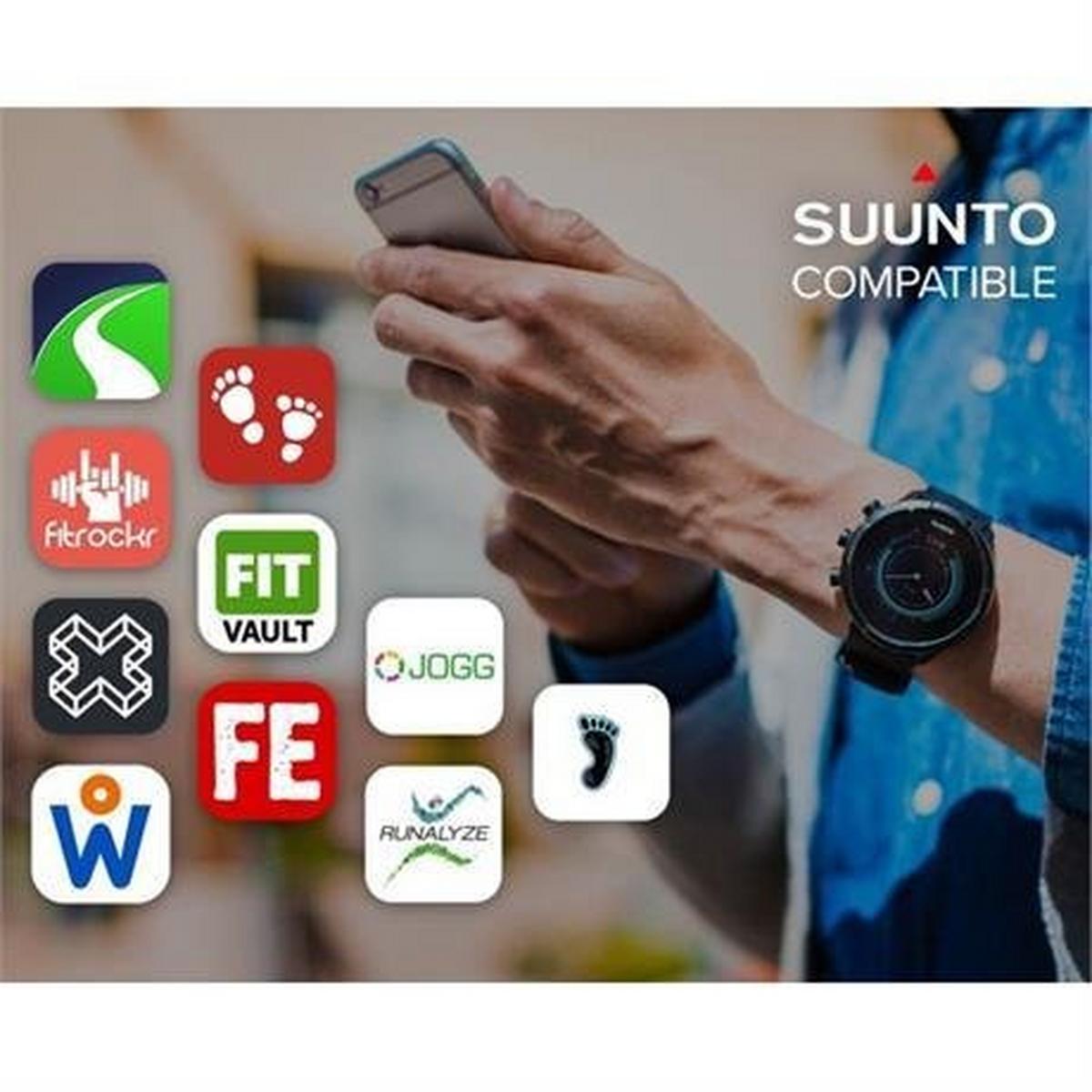 Suunto 9 Multisport GPS Watch with BARO and Wrist-Based Heart Rate (Black)