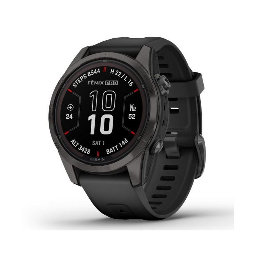 Garmin Fenix® 7S Pro - Sapphire Solar Edition Watch - Black