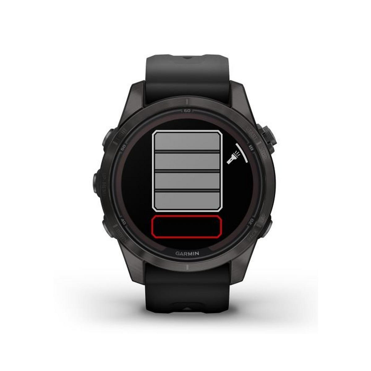 Garmin Fenix® 7S Pro - Sapphire Solar Edition Watch - Black