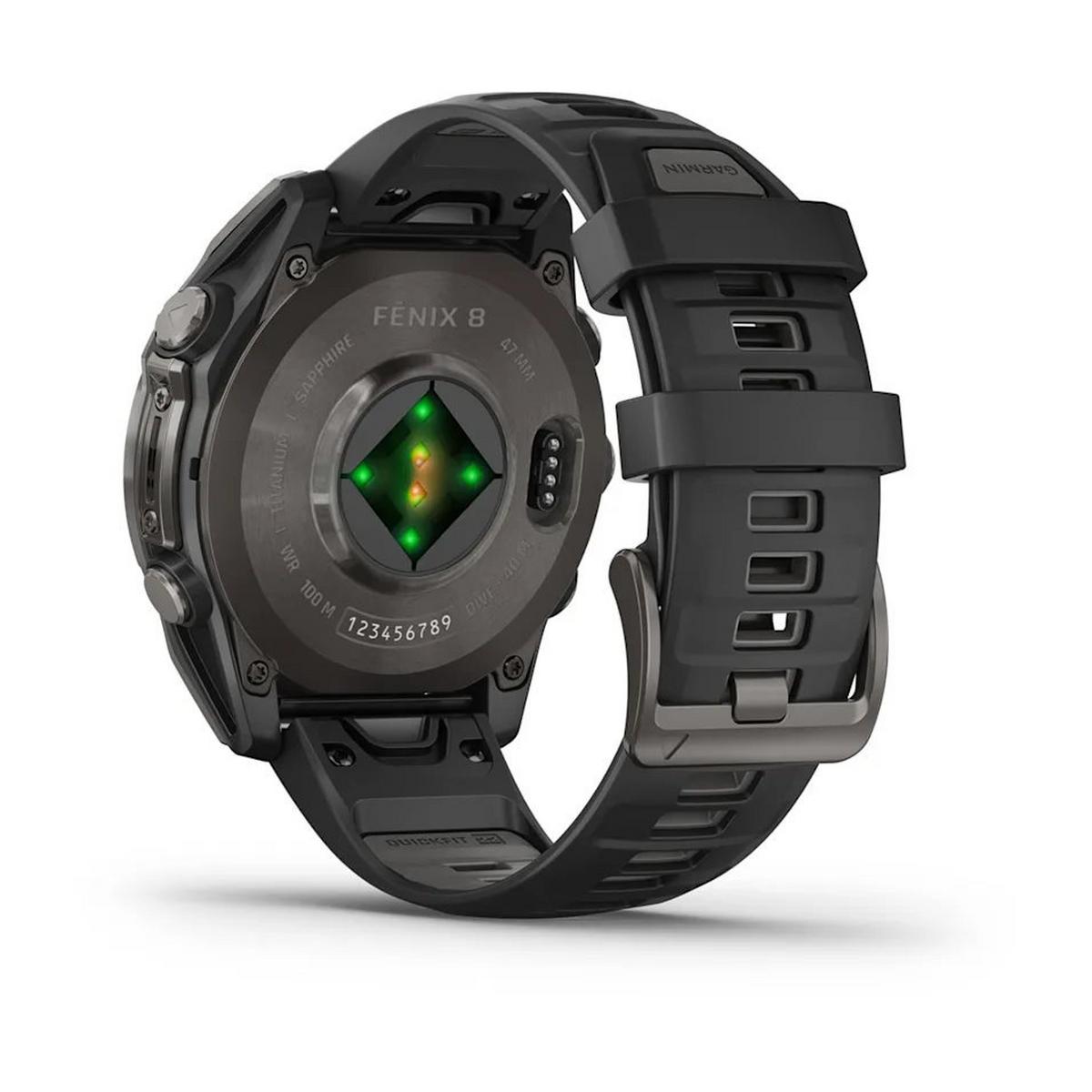 Garmin Fēnix 8 47mm AMOLED Edition Watch - Black