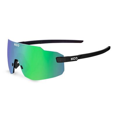 Koo Supernova Sunglasses - Matte Black / Green Mirror