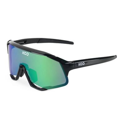 Koo Demos Sunglasses - Black / Green Mirror