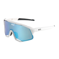 Demos Sunglasses - White / Turquoise