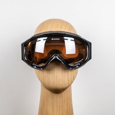 Sundown OTG Ski Goggle - Black Frame/Amber Lens