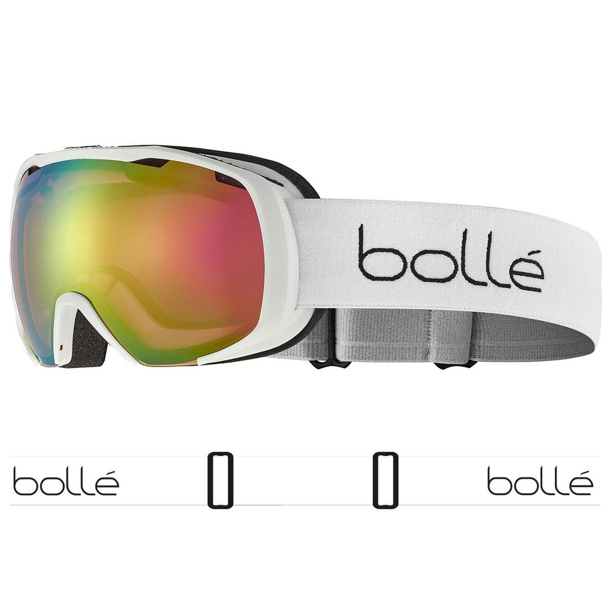 Bolle Kids' Royal Goggles - White Matte / Rose Gold