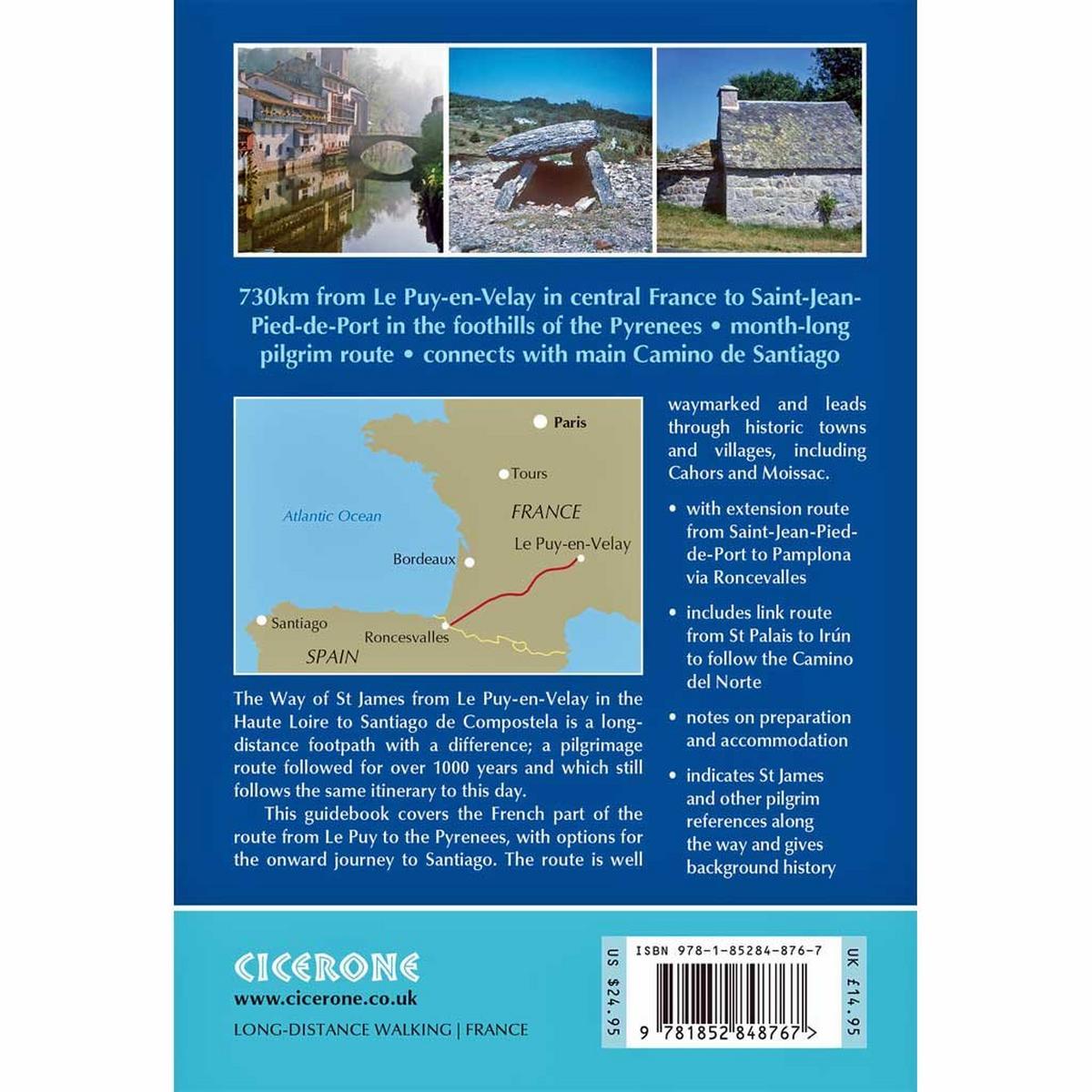 Cicerone Walking Guide Book: The Way of St James, France GR65, Le Puy to the Pyr