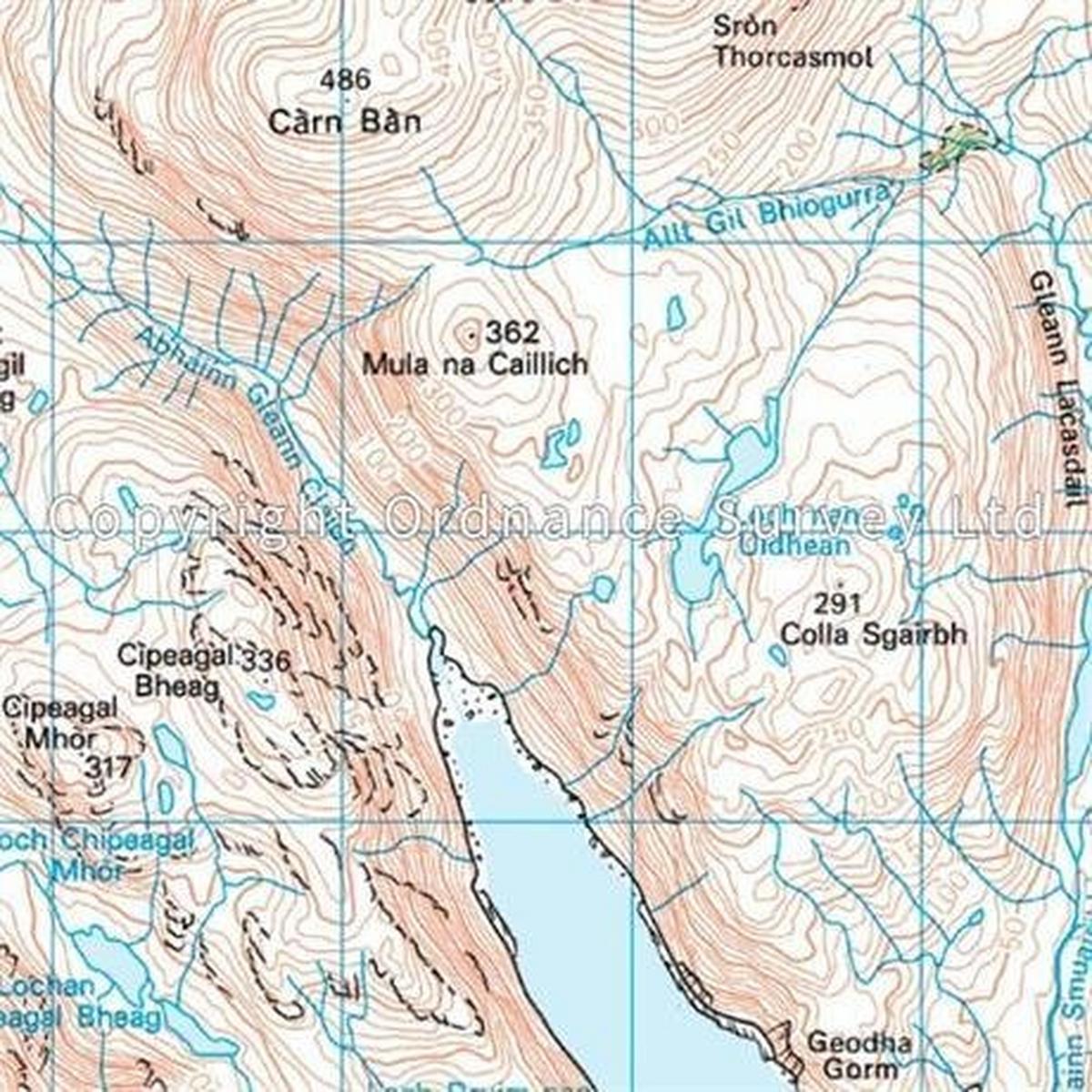 Ordnance Survey OS Landranger Map 14 Tarbert & Loch Seaforth