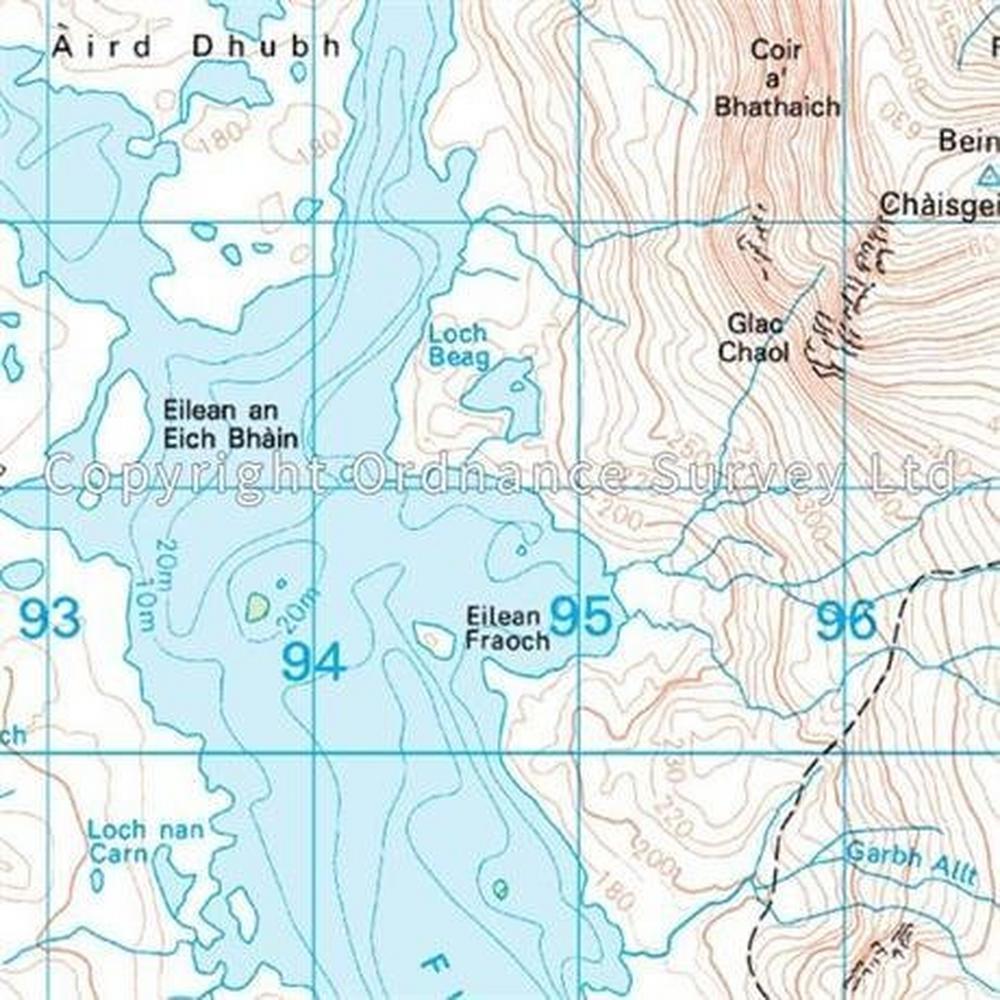 Ordnance Survey OS Landranger Map 19 Gairloch & Ullapool, Loch Maree