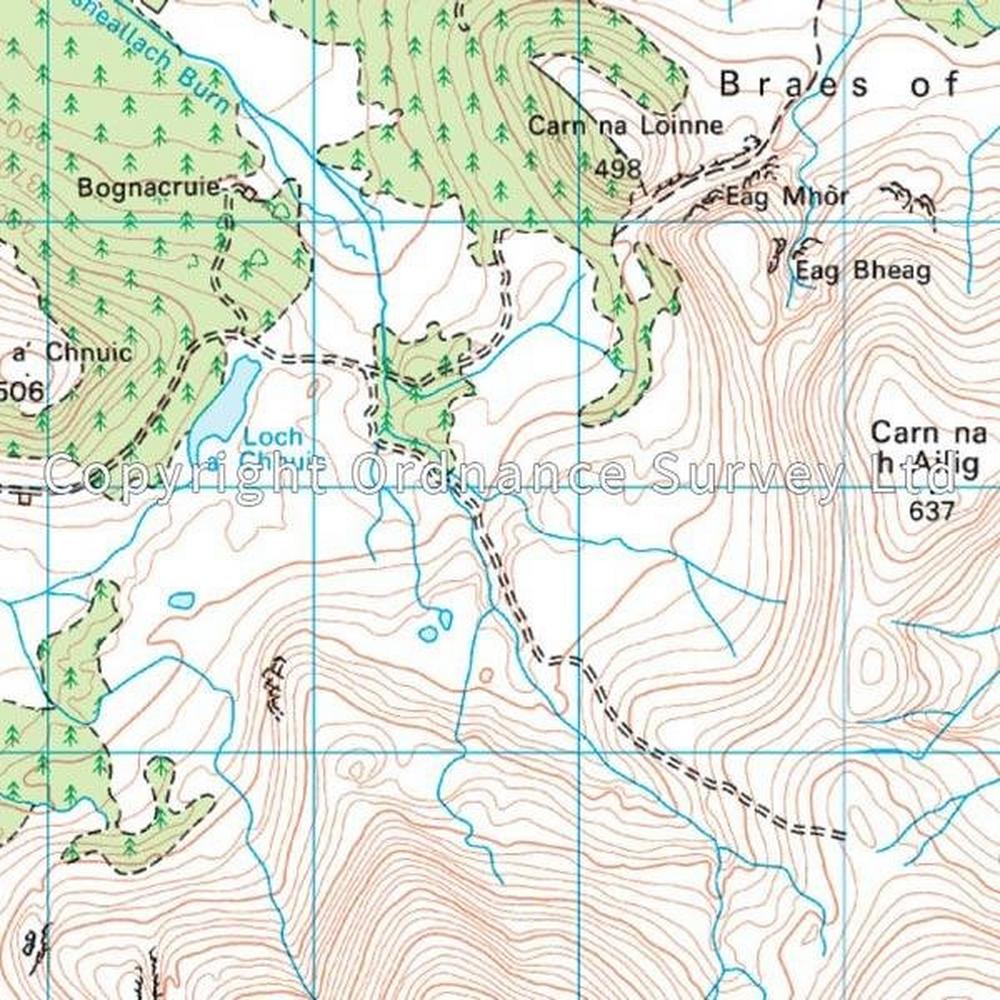 Ordnance Survey OS Landranger Map 36 Grantown, Aviemore & Cairngorm Mountains