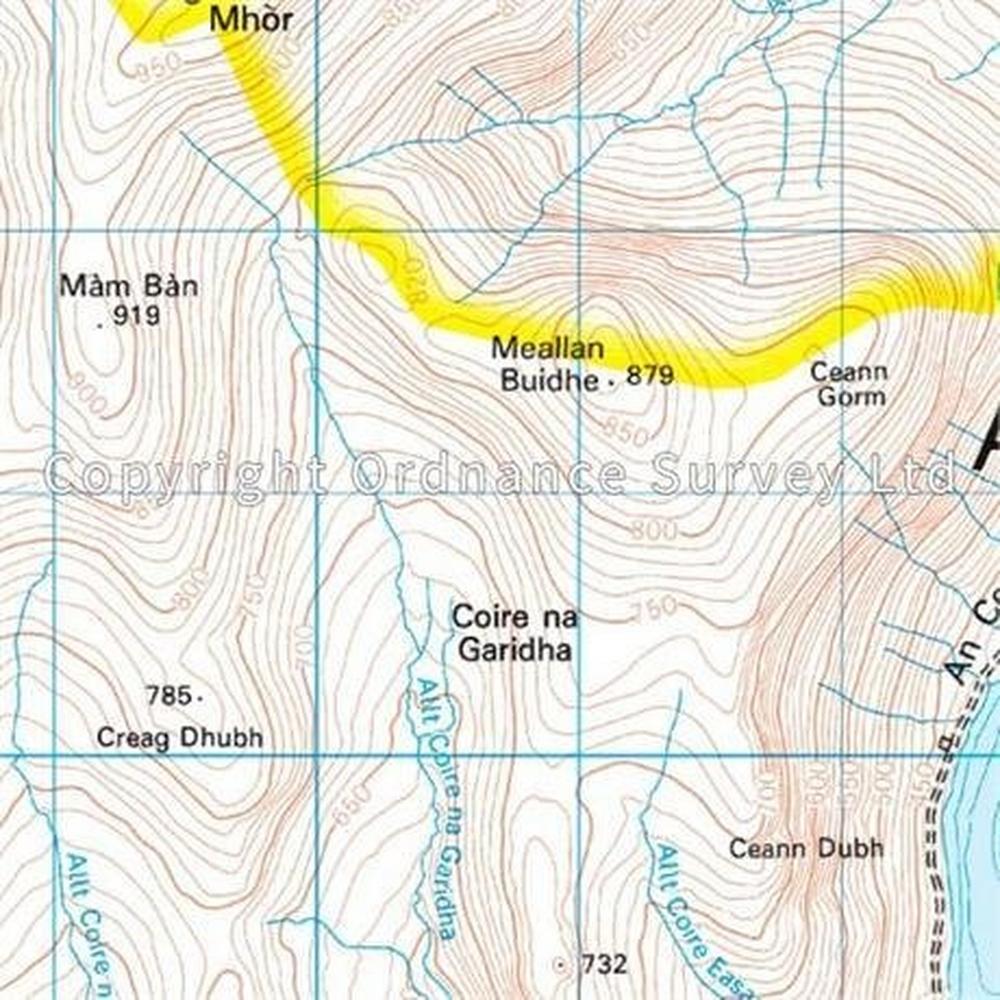 Ordnance Survey OS Landranger Map 42 Glen Garry & Loch Rannoch