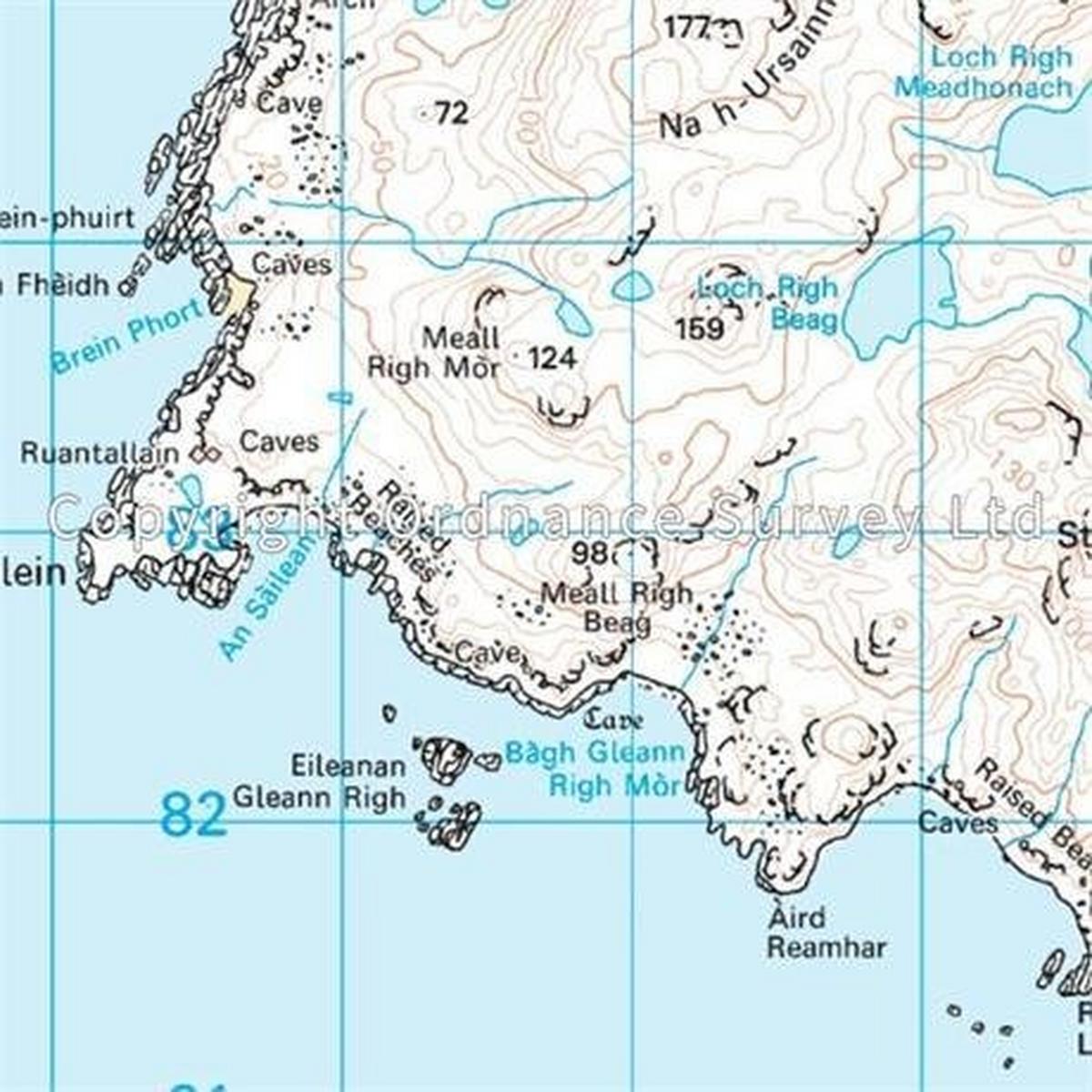 Ordnance Survey OS Landranger Map 61 Jura & Colonsay