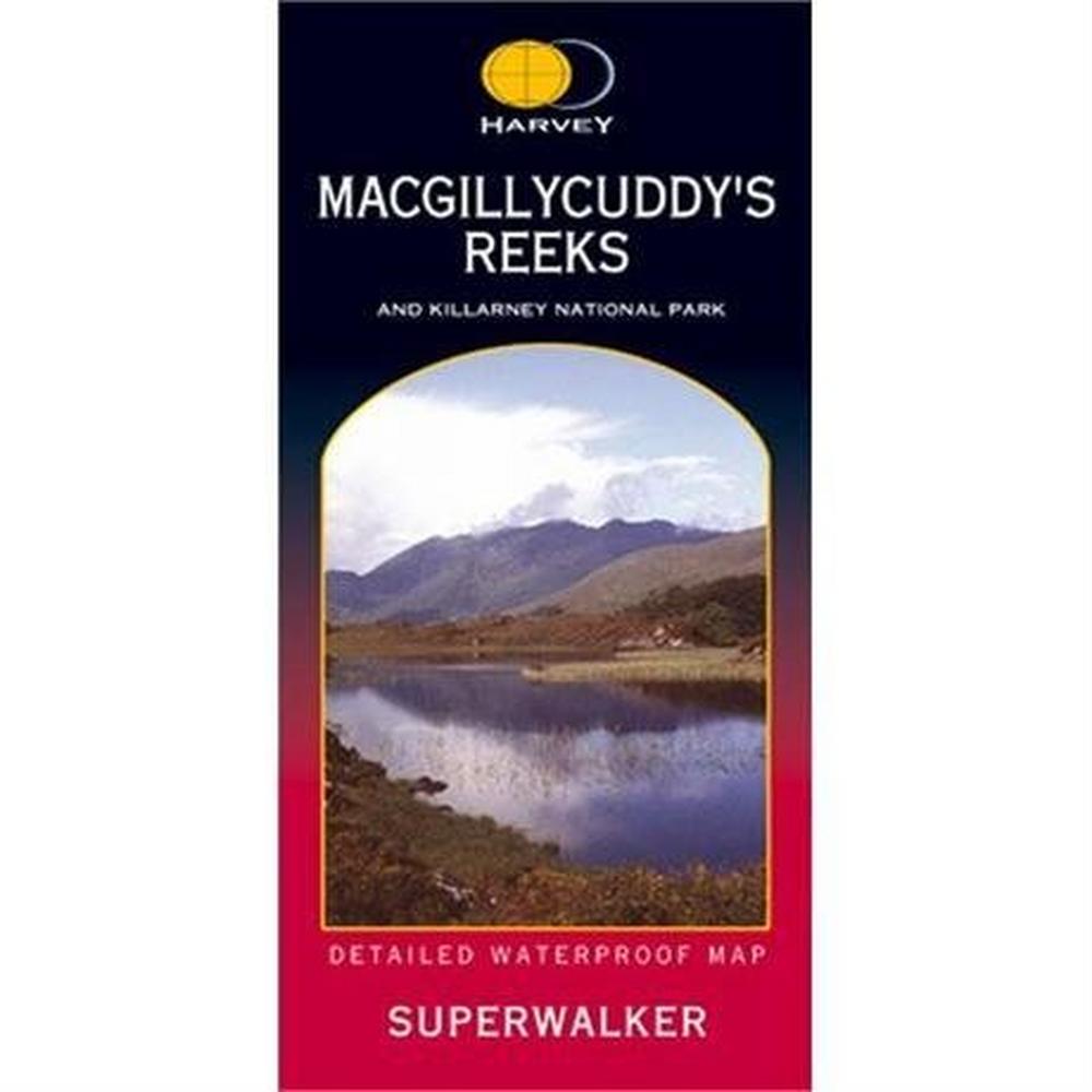 Harveys Ireland Map Harvey - Superwalker: MacGillycuddy's Reeks